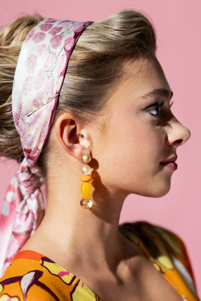 Sunset Glow Drop Earrings