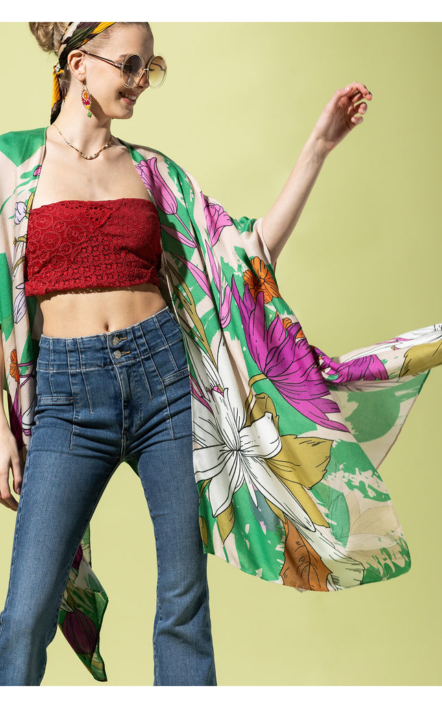 Lush Lily Whisper Kimono