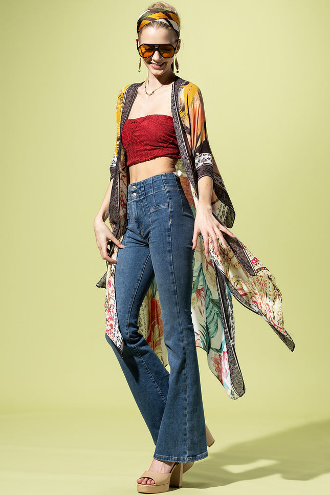 Bohemian Blossom Kimono