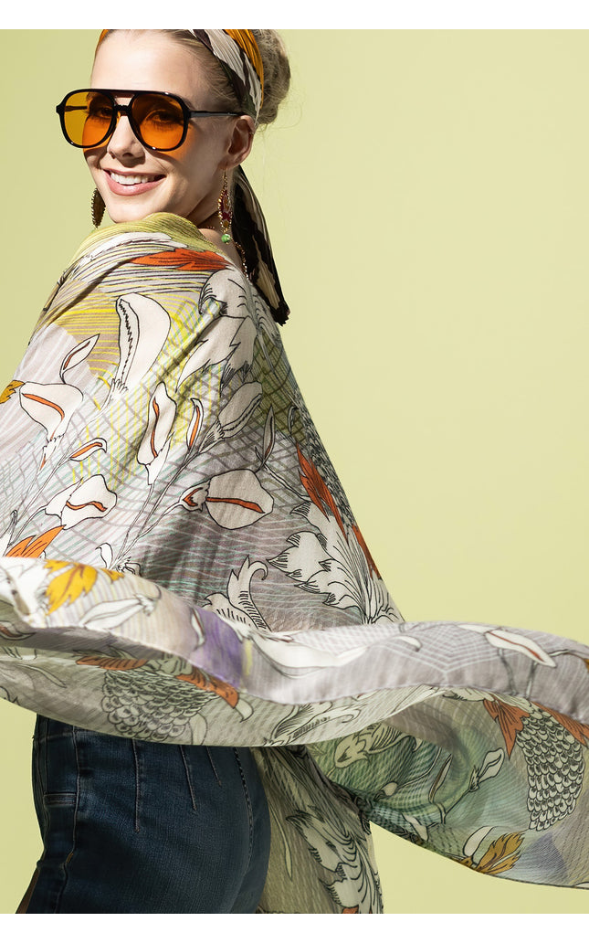 Serene Garden Boho Kimono