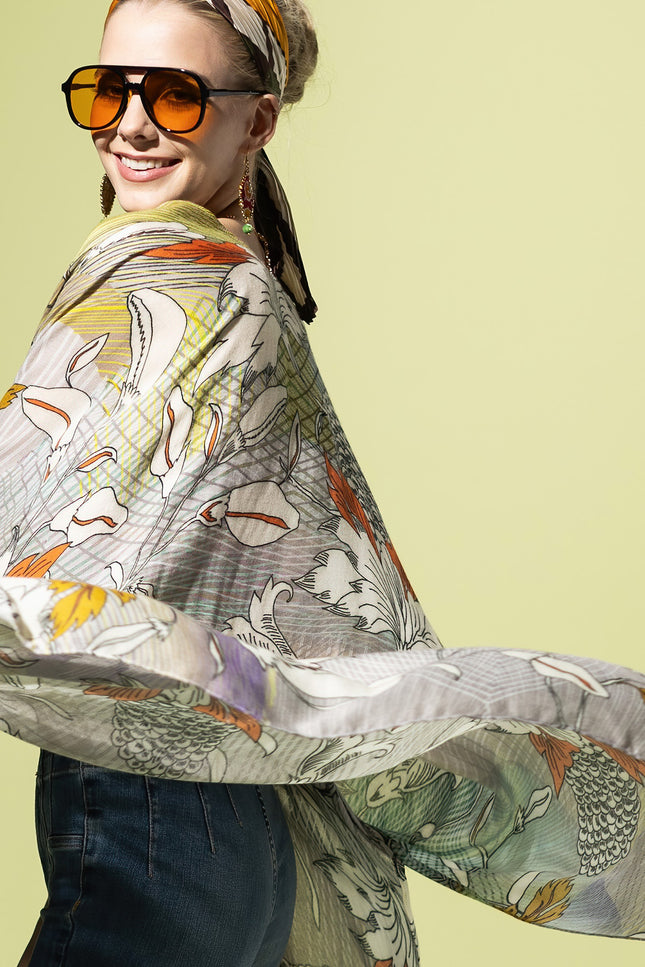 Serene Garden Boho Kimono