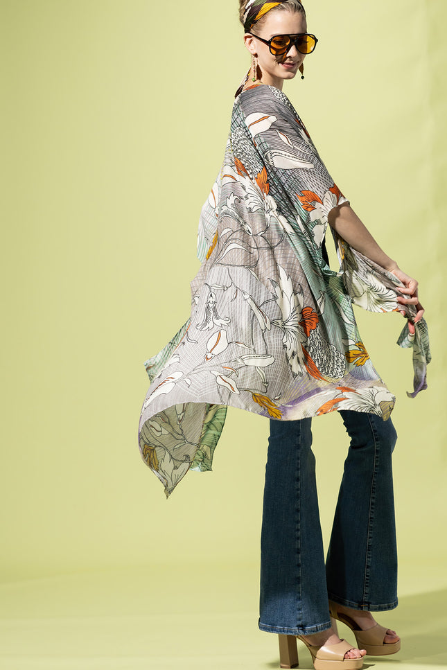 Serene Garden Boho Kimono