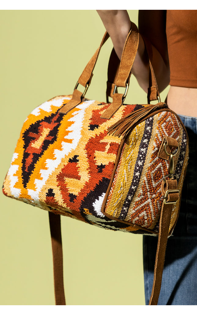 Autumnal Aura Boston Bag