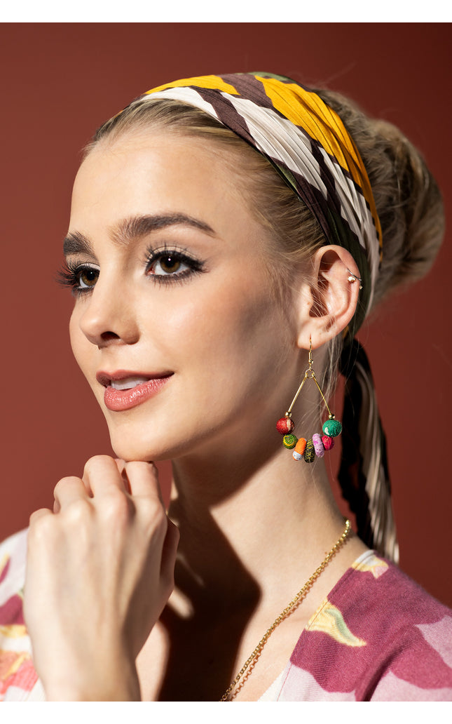 Vibrant Beaded Earrings