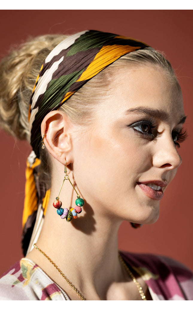 Vibrant Beaded Earrings