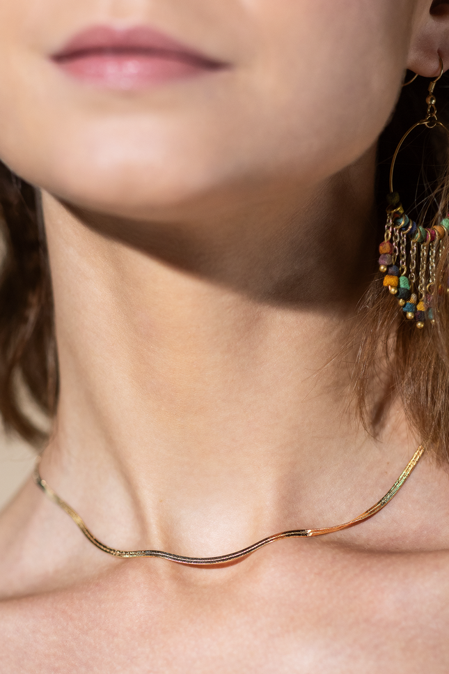 Sunset Serpent Necklace