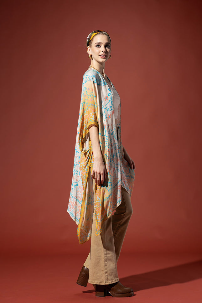 Mandala Melody Gradient Kimono