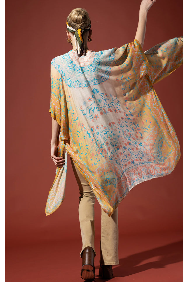 Mandala Melody Gradient Kimono