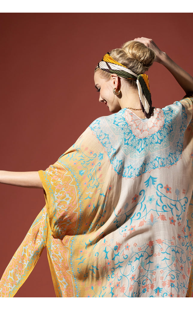 Mandala Melody Gradient Kimono