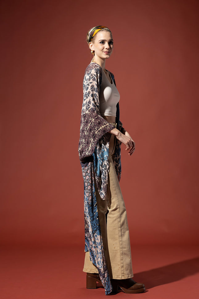 Celestial Grace Duster Kimono