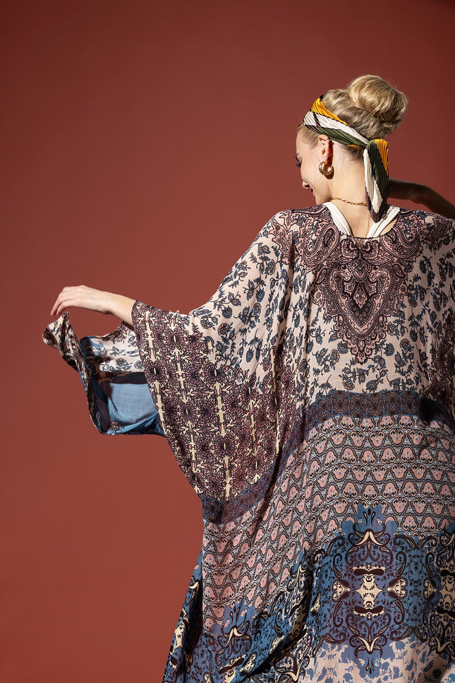 Celestial Grace Duster Kimono