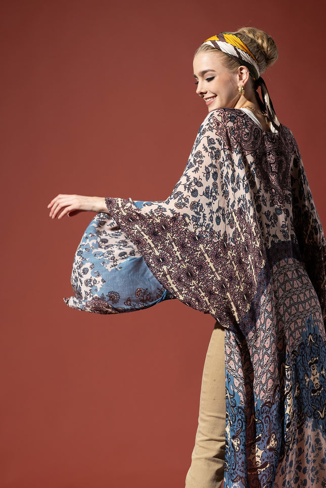 Celestial Grace Duster Kimono