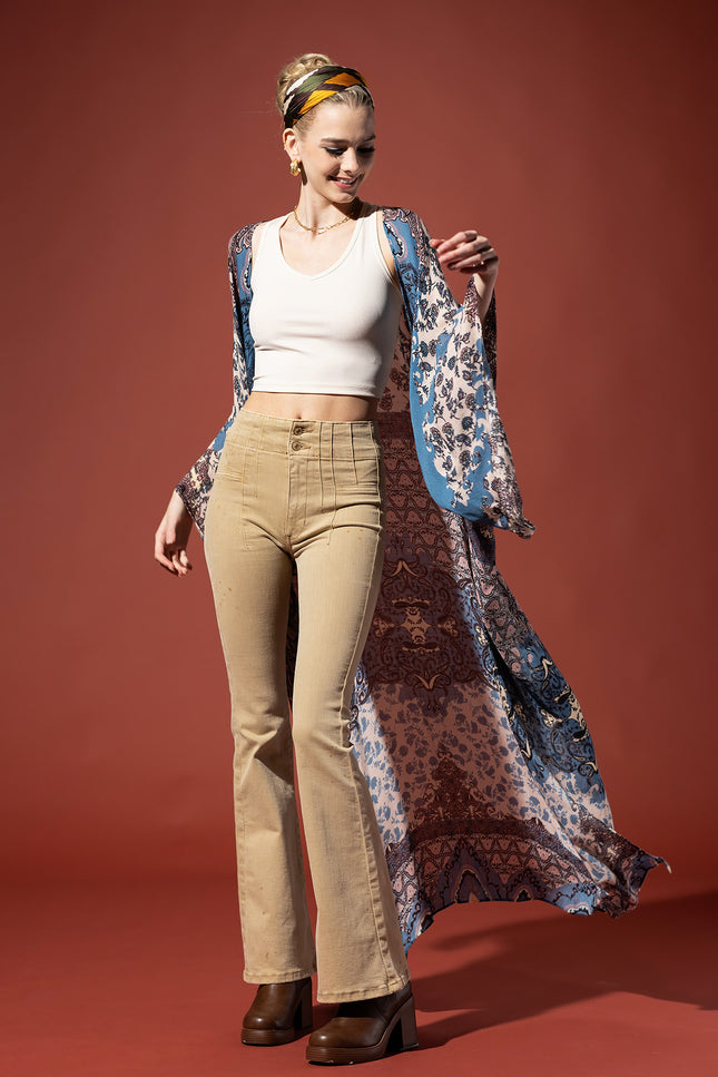 Celestial Grace Duster Kimono