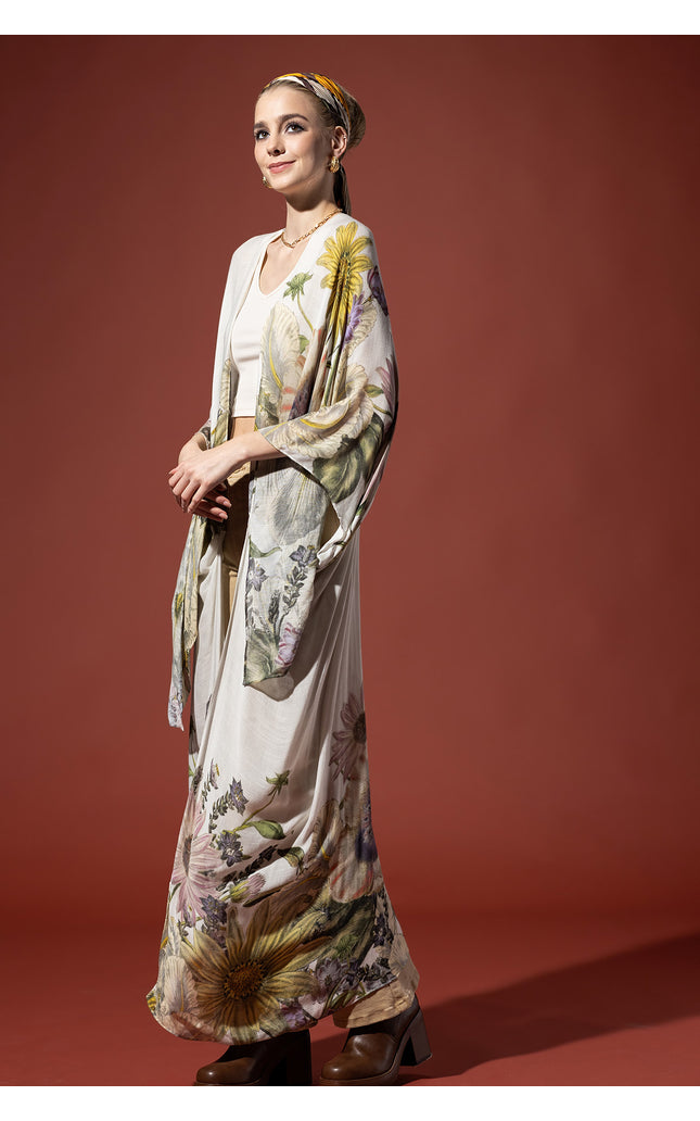 Garden Melody Duster Kimono