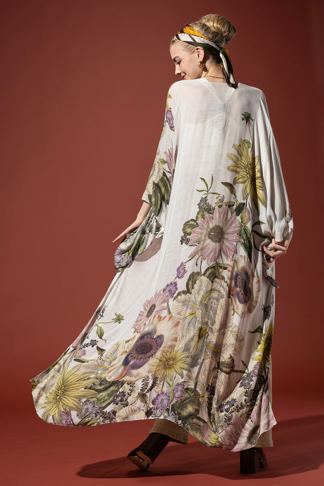 Garden Melody Duster Kimono