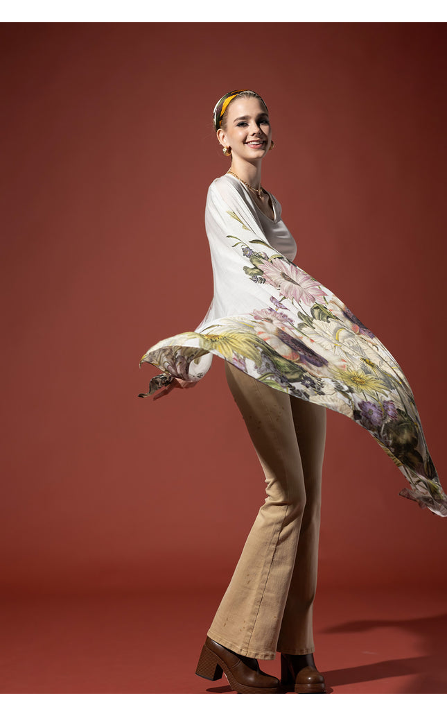 Garden Melody Duster Kimono