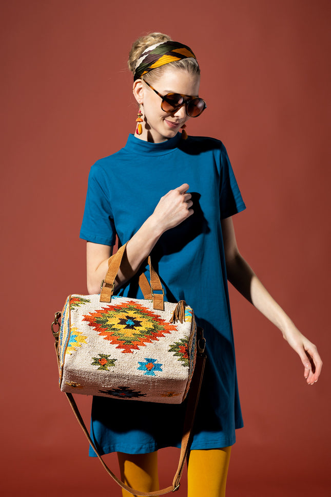 Heritage Hues Boston Bag