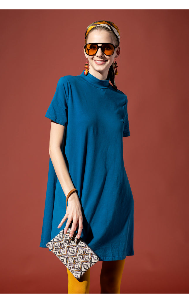 Diamond Dusk Jacquard Clutch