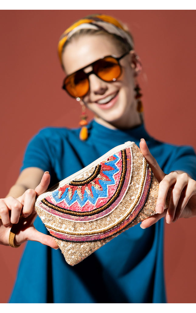Sequin Splendor  Clutch