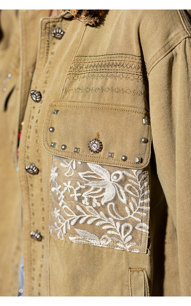 Golden Meadow Embroidered Jacket