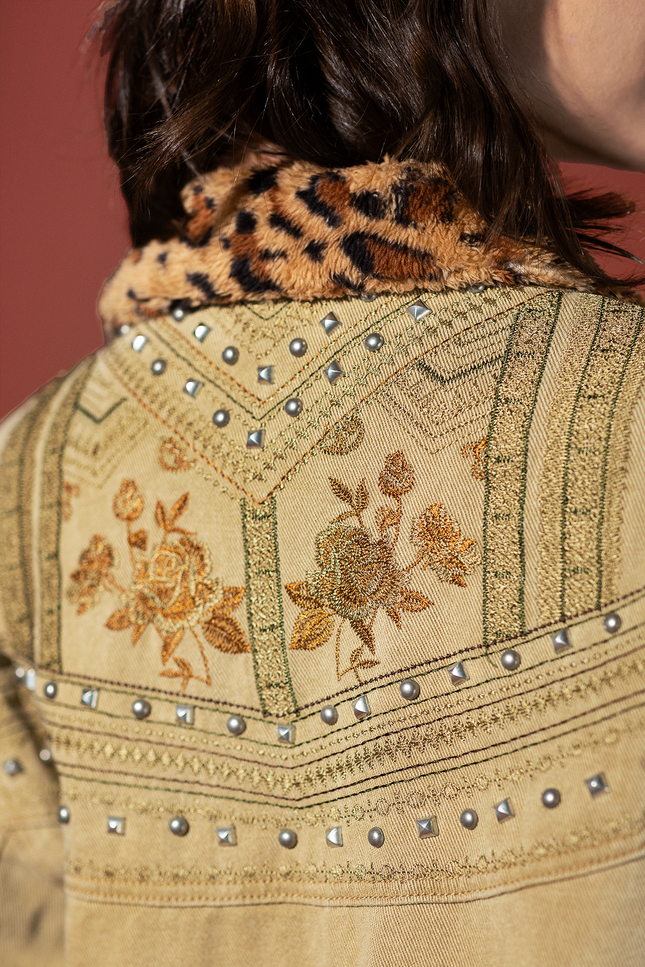 Golden Meadow Embroidered Jacket
