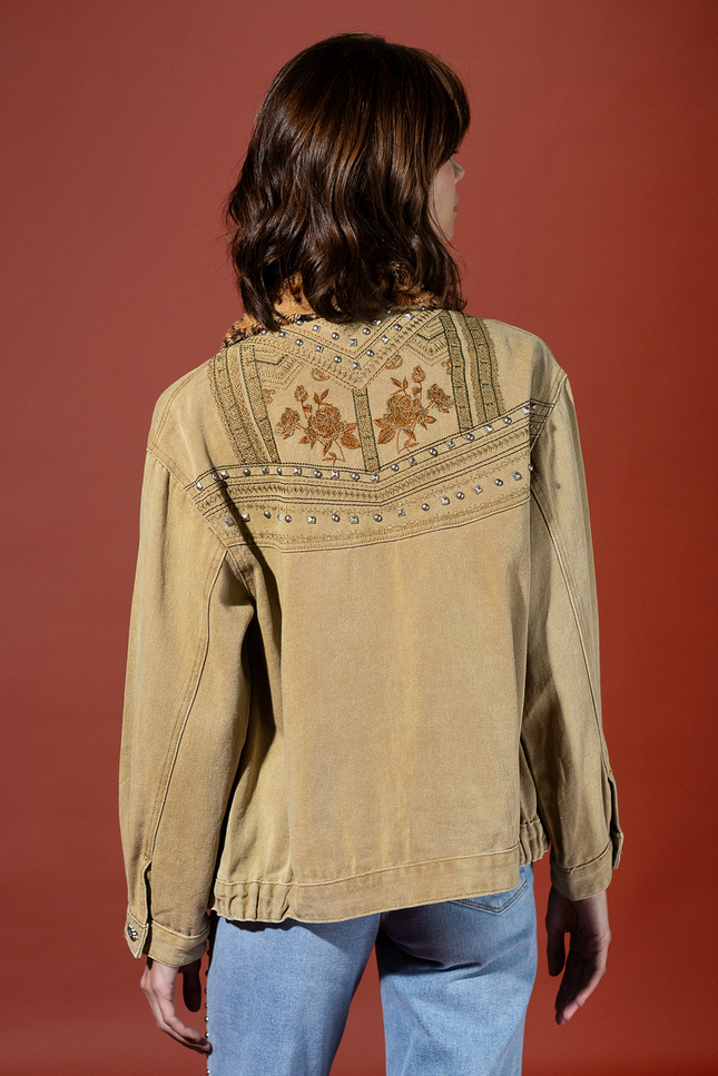 Golden Meadow Embroidered Jacket