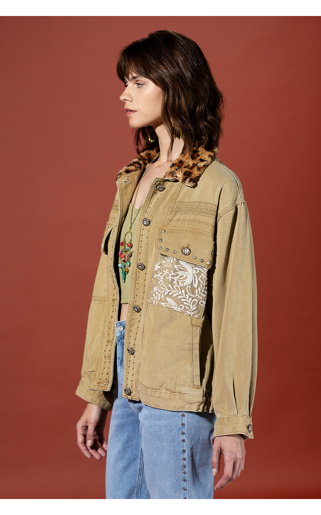 Golden Meadow Embroidered Jacket