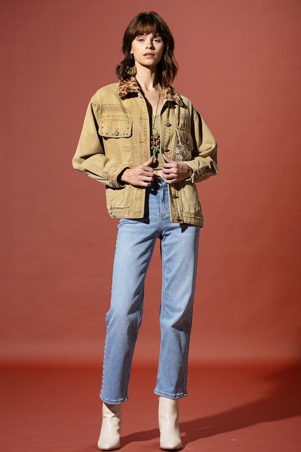 Golden Meadow Embroidered Jacket