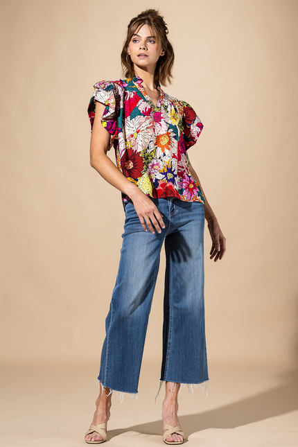Floral Pop Blouse