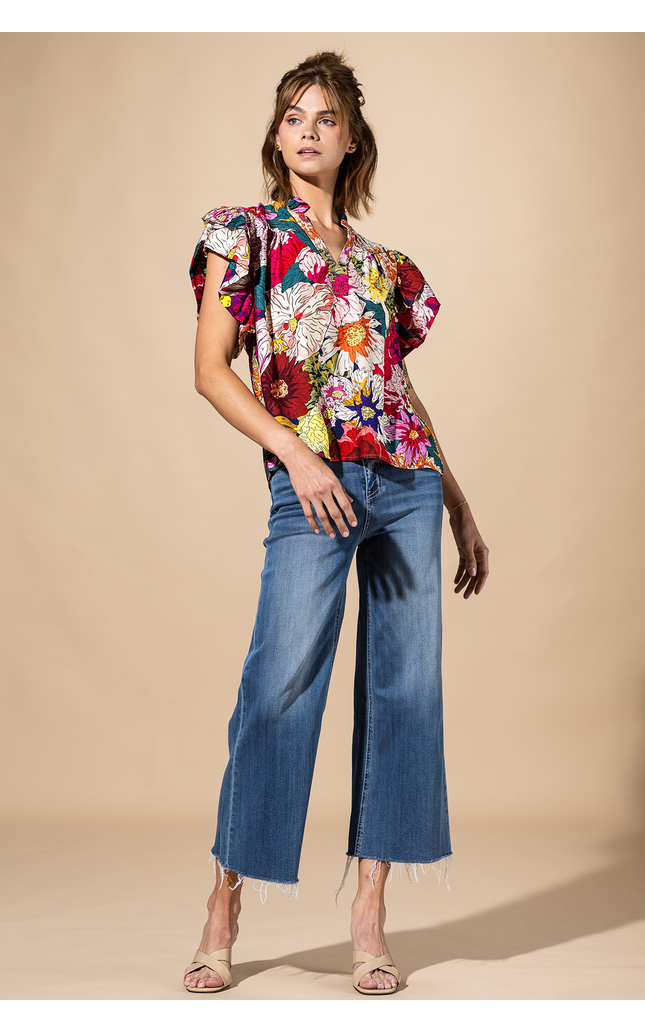 Floral Pop Blouse
