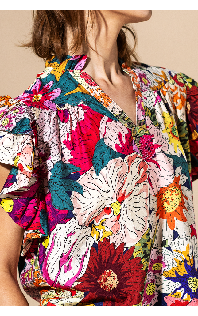 Floral Pop Blouse