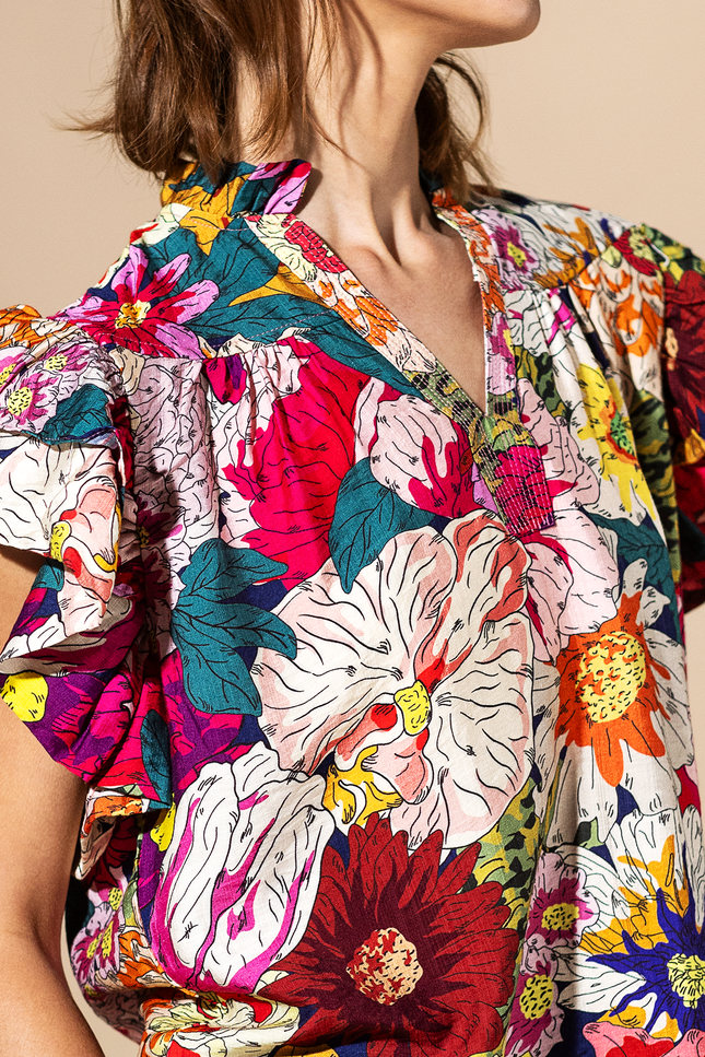 Floral Pop Blouse