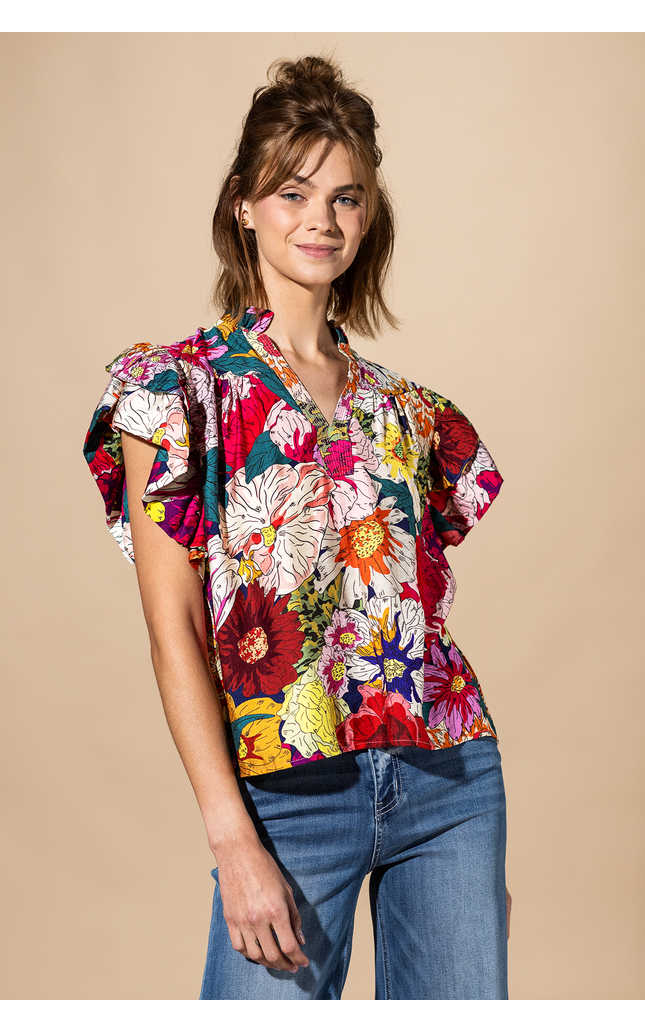 Floral Pop Blouse