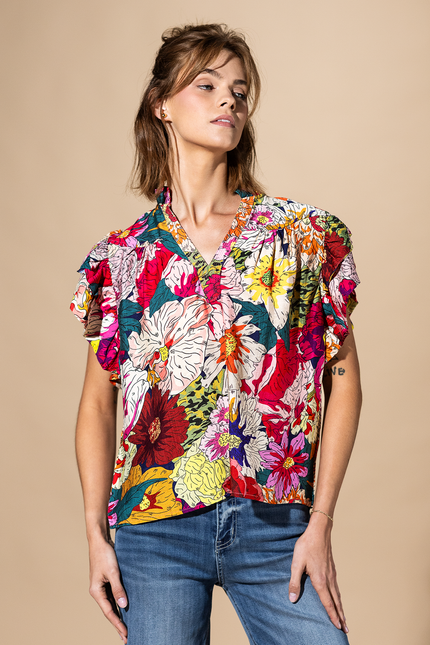 Floral Pop Blouse