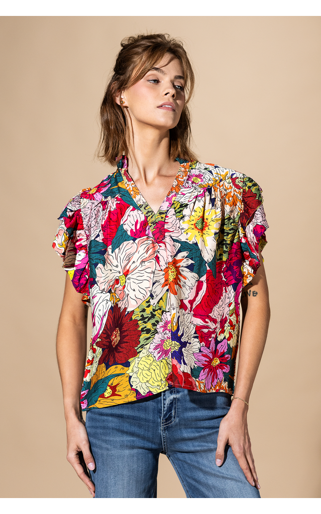 Floral Pop Blouse