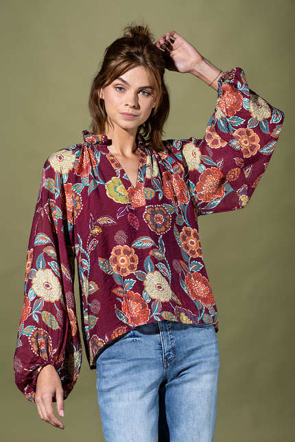 Clementine Long Sleeve Blouse