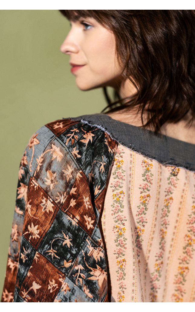 Wildflower Lace Floral Ruffle Top