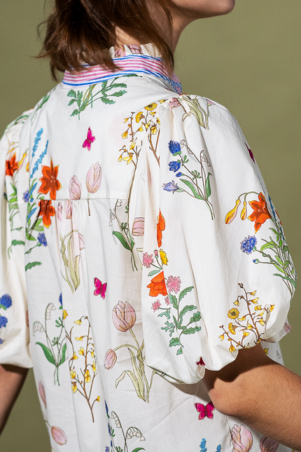 Wildflower Waltz Puff Sleeve Top