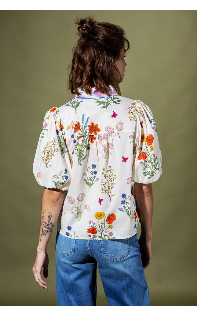 Wildflower Waltz Puff Sleeve Top