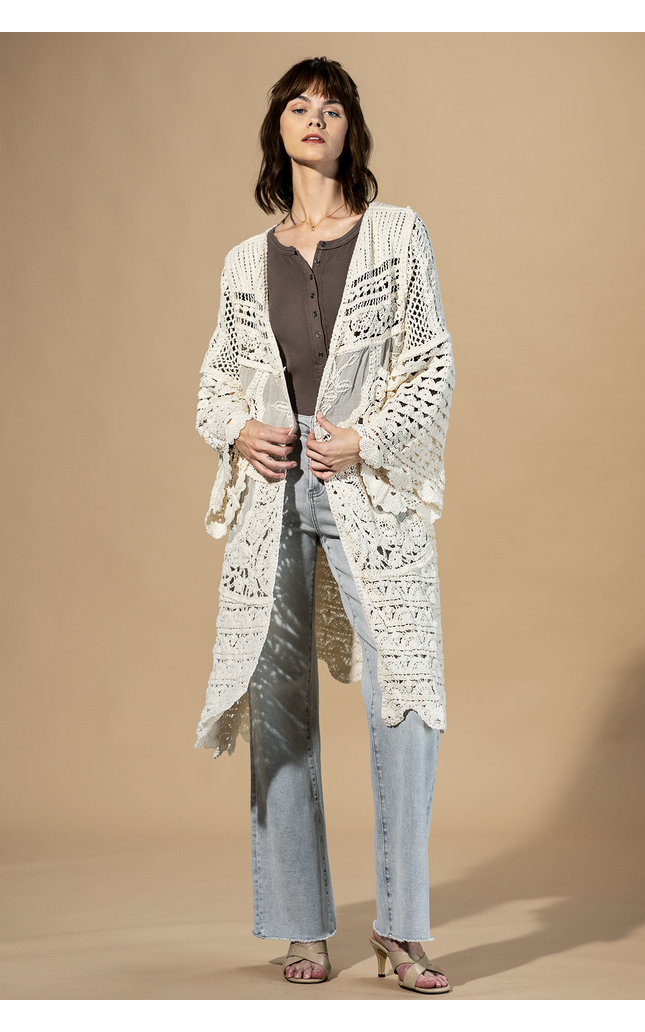 Golden Hour Crochet Cardigan