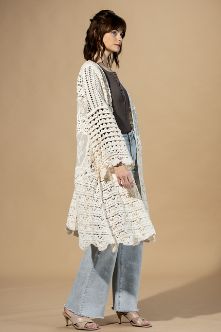 Golden Hour Crochet Cardigan