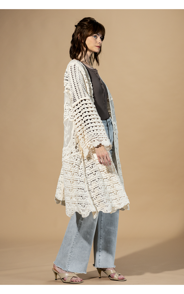 Golden Hour Crochet Cardigan