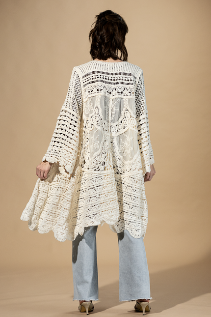 Golden Hour Crochet Cardigan