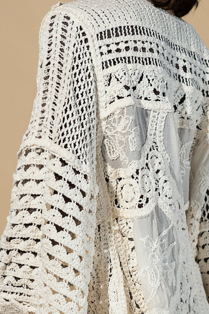 Golden Hour Crochet Cardigan