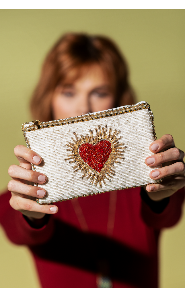 Heart Burst Crossbody Bag