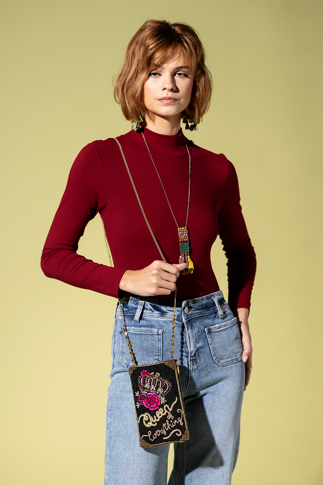 Queen of Everything Crossbody Phone Bag