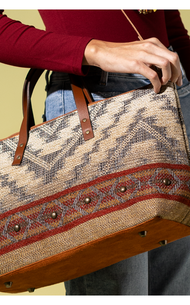 Chapparal Buddy Handcrafted Carryall Tote Bag