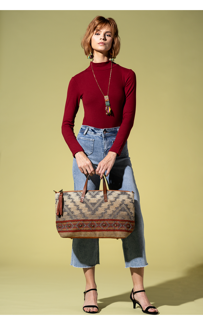 Chapparal Buddy Handcrafted Carryall Tote Bag