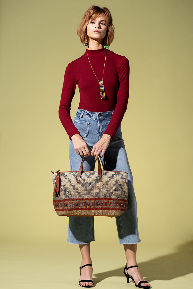 Chapparal Buddy Handcrafted Carryall Tote Bag