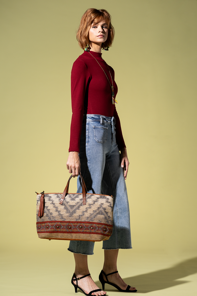 Chapparal Buddy Handcrafted Carryall Tote Bag